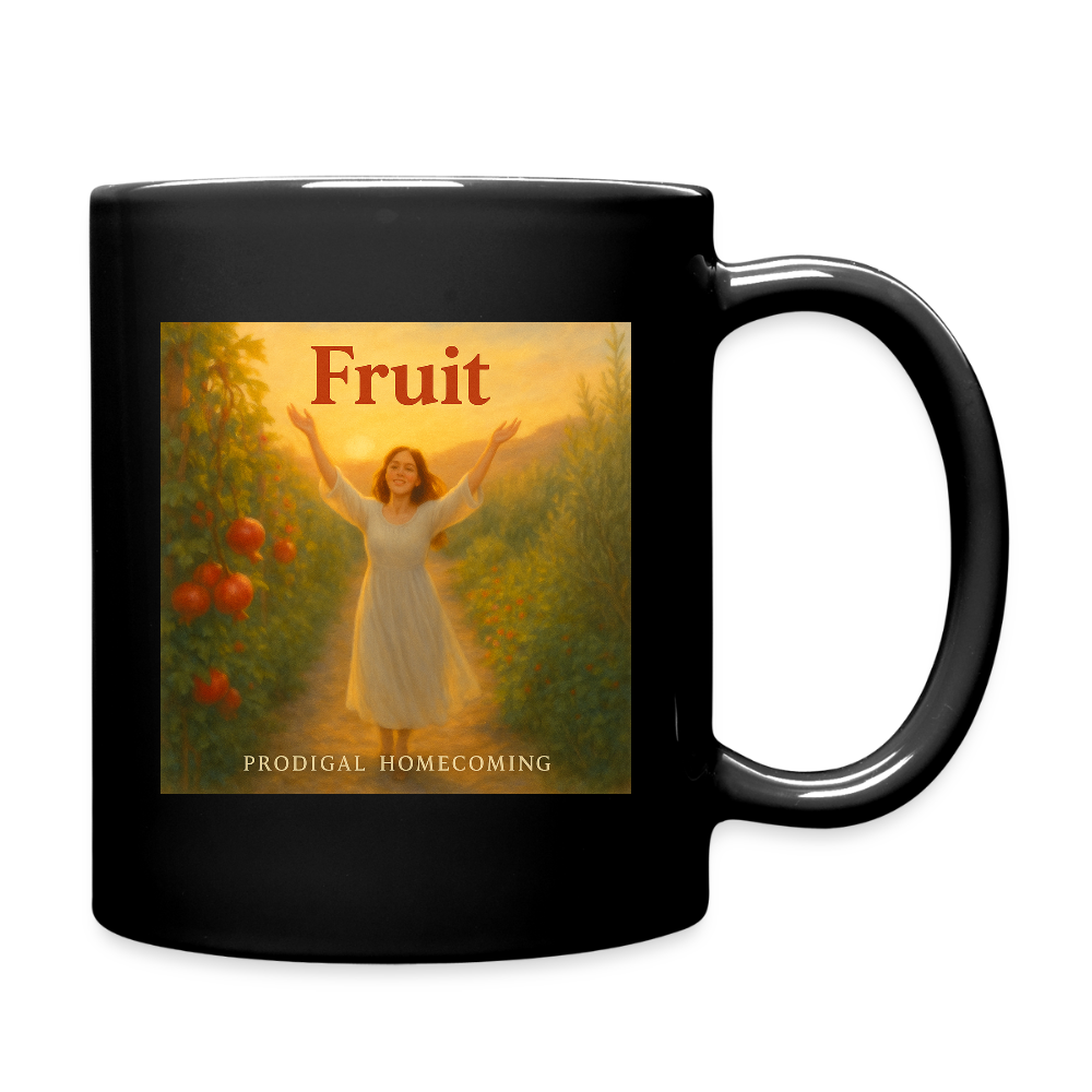 Fruit EP Cover Art + Prodigal Homecoming Logo Mug - black