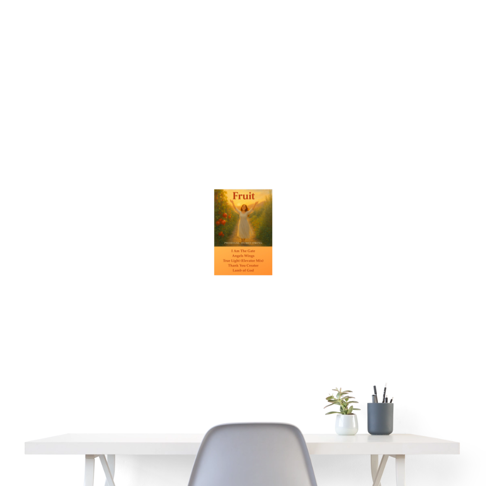 Fruit EP Poster 8x12 - white