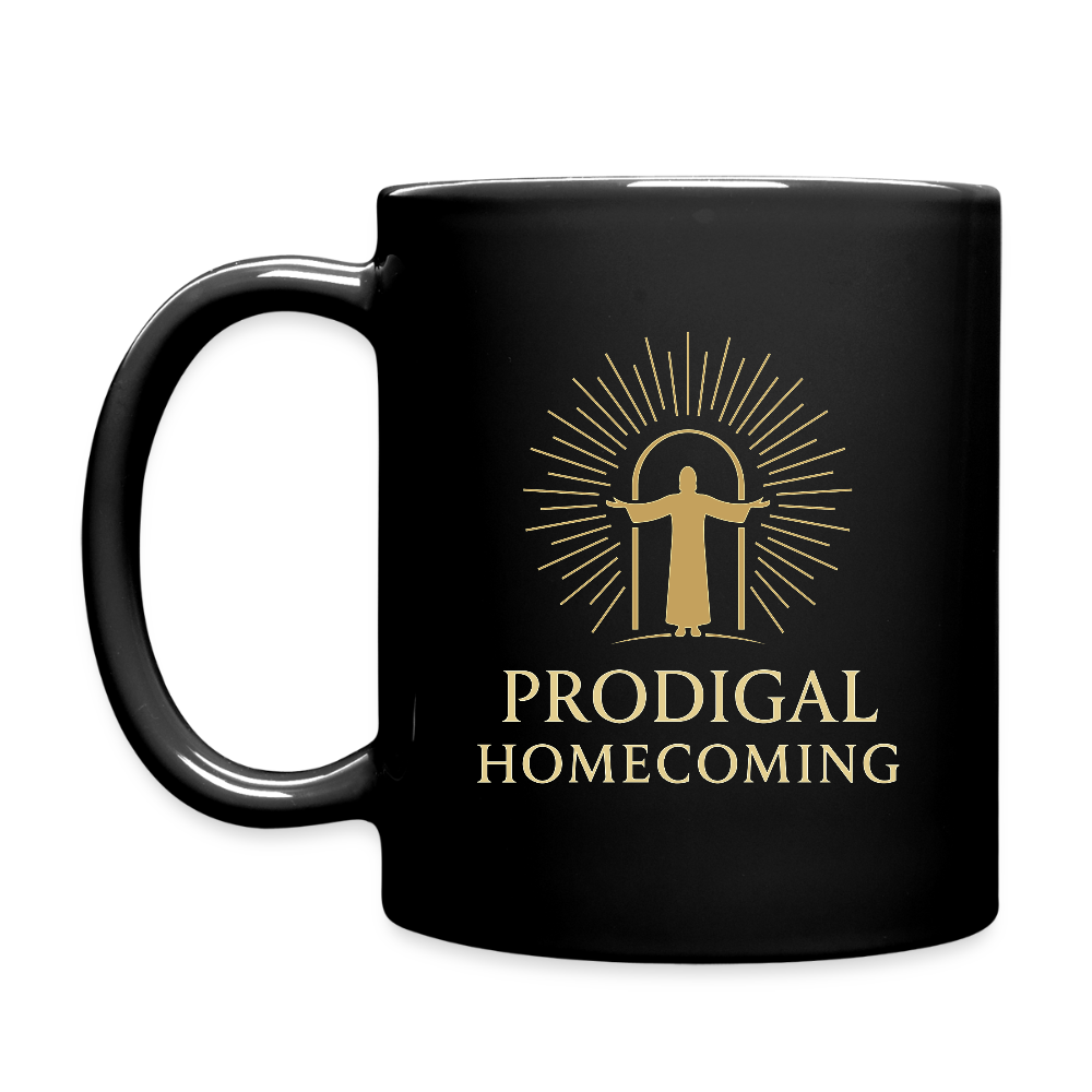 Flood of Memories Creator Cover Art + Prodigal Homecoming Logo Mug - black