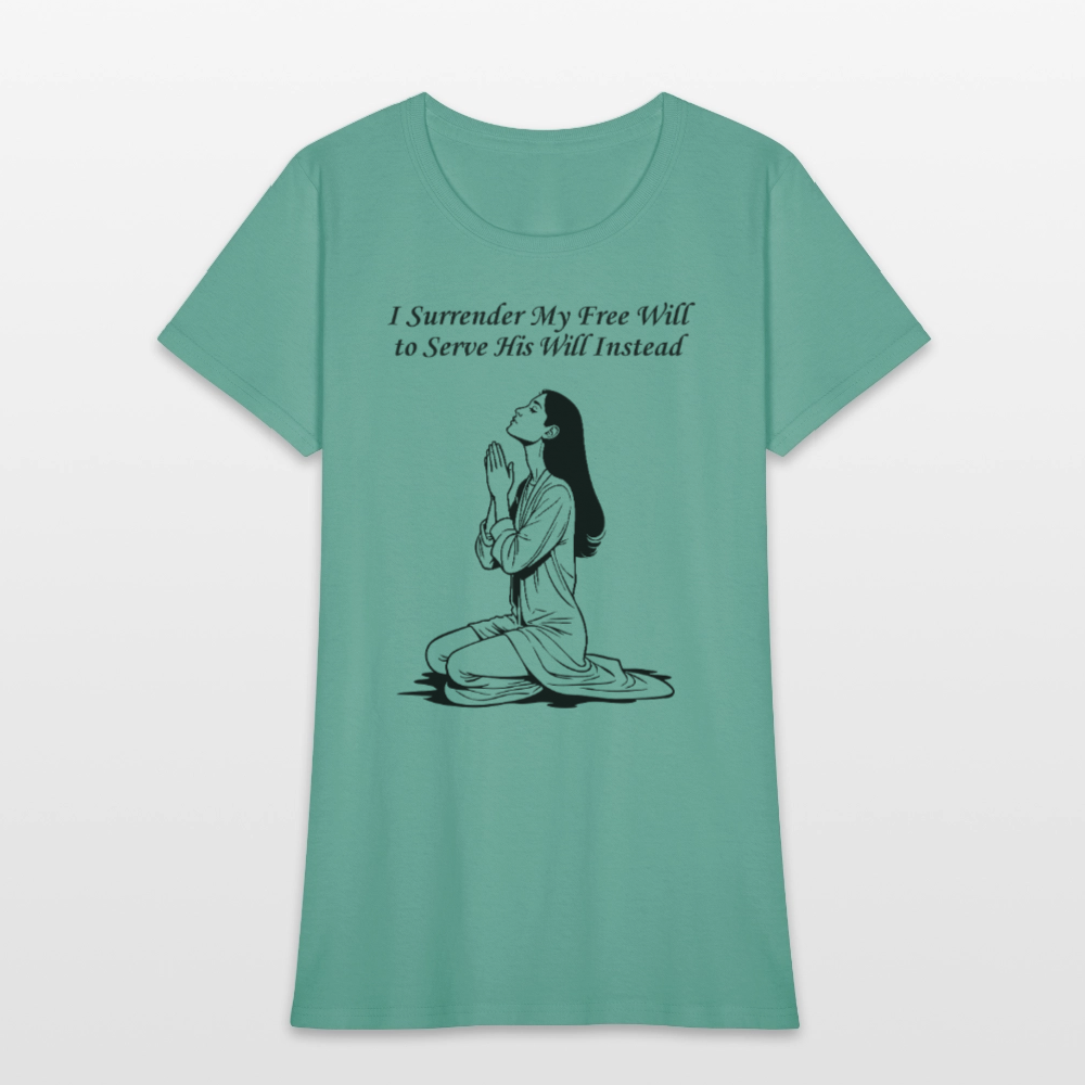 Surrender Women's T-Shirt - aquatic