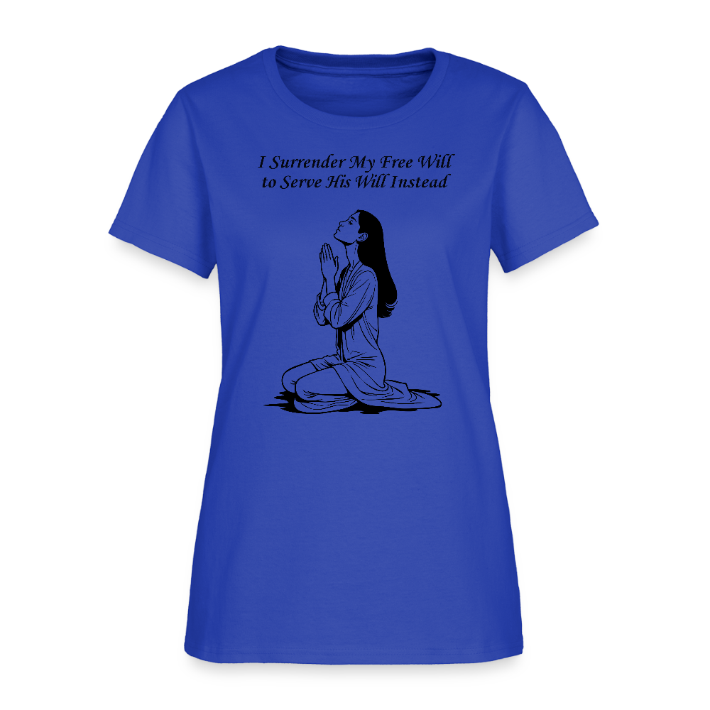 Surrender Women's T-Shirt - royal blue