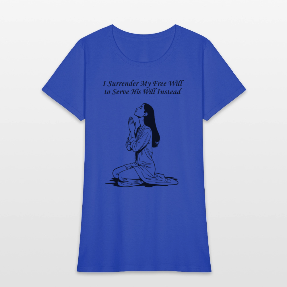 Surrender Women's T-Shirt - royal blue