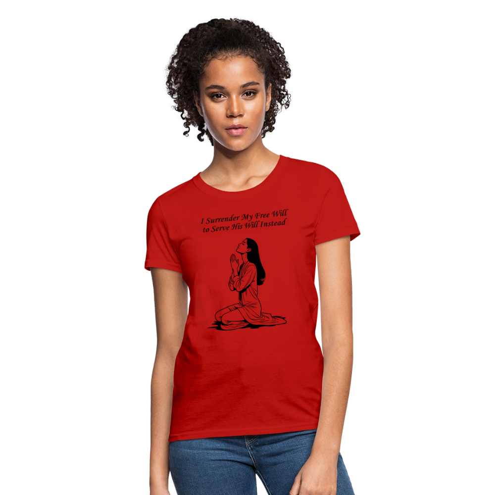 Surrender Women's T-Shirt - red