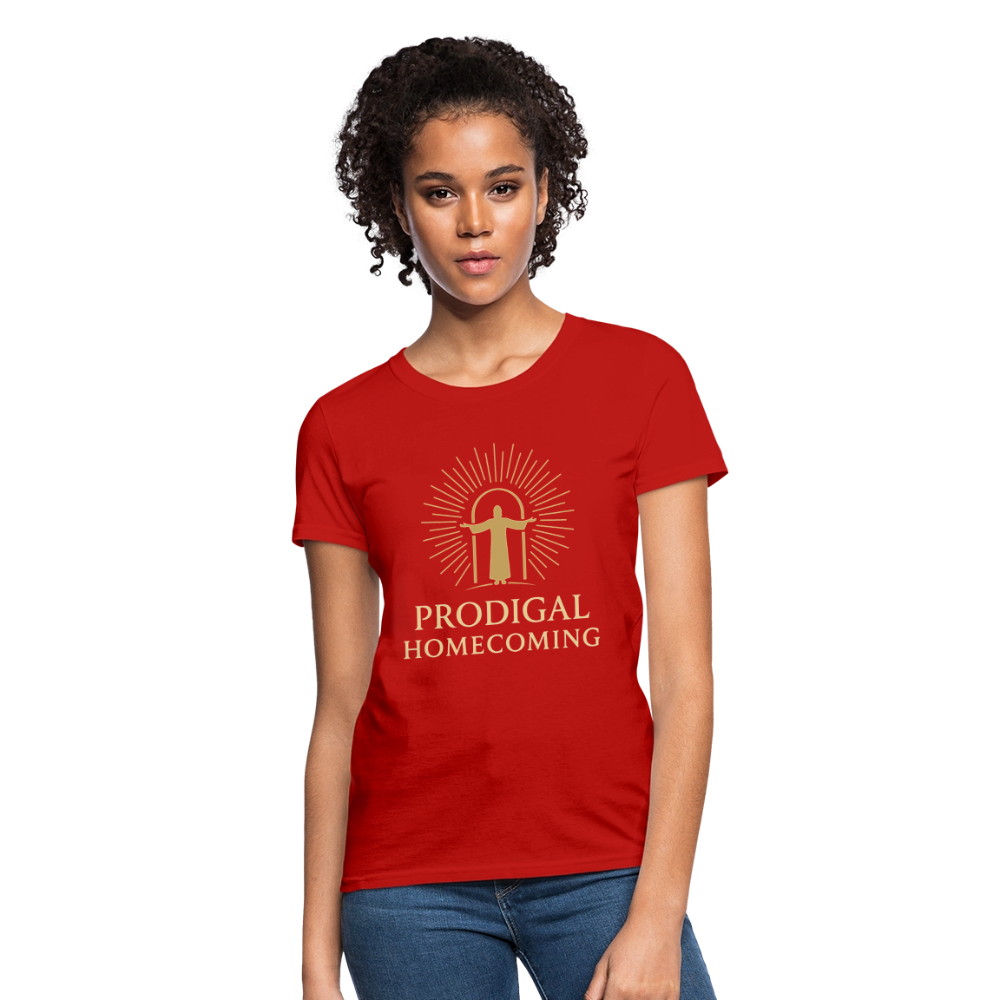 Prodigal Homecoming - Ladie's T-Shirt - red