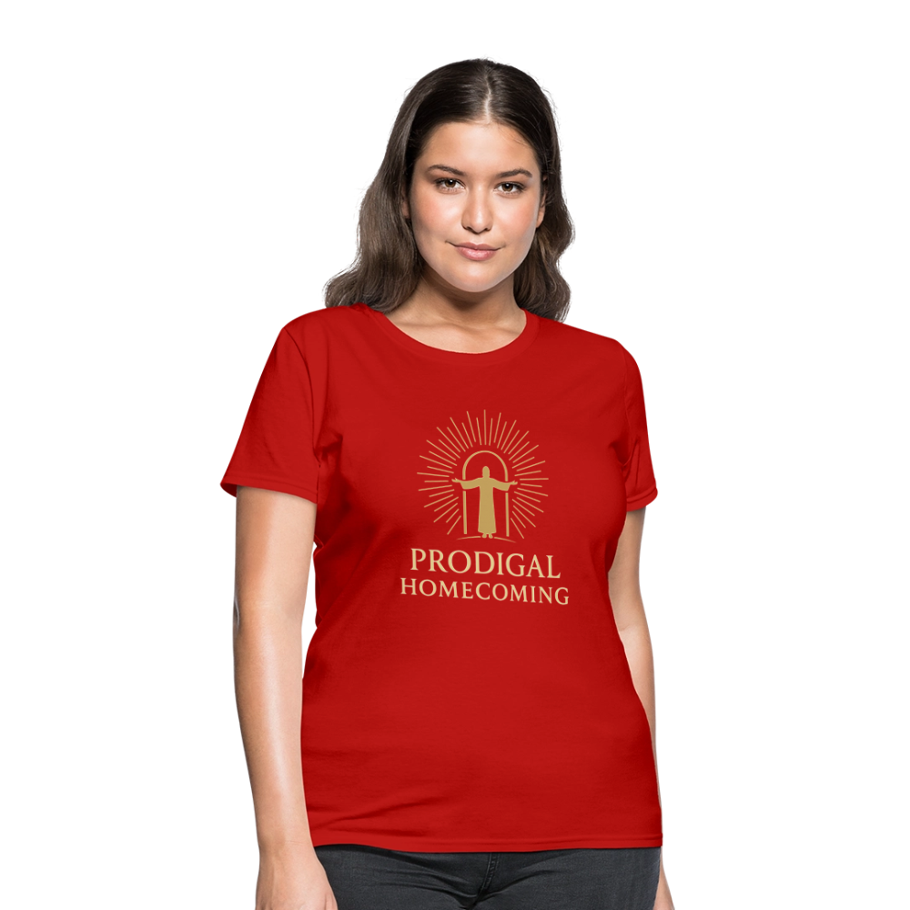Prodigal Homecoming - Ladie's T-Shirt - red