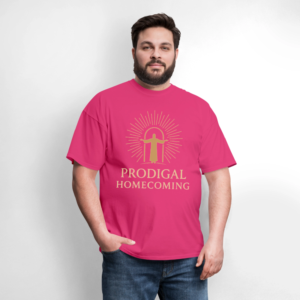 Prodigal Homecoming - Men's T-Shirt | GILDAN 5000 - fuchsia