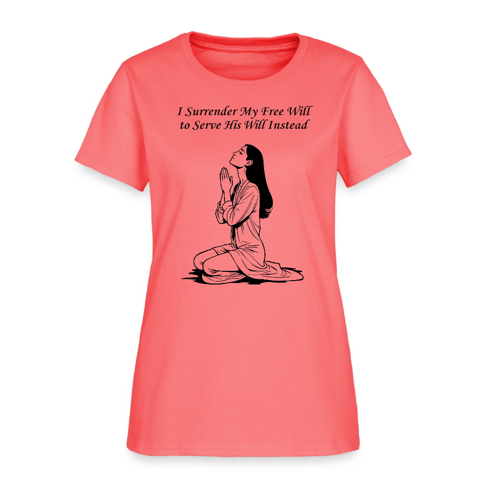 Surrender Women's T-Shirt - coral