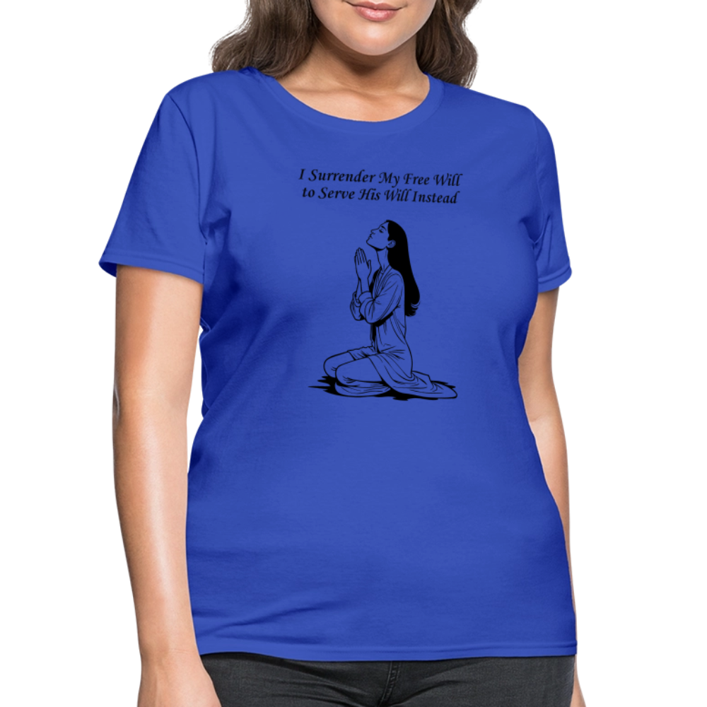 Surrender Women's T-Shirt - royal blue