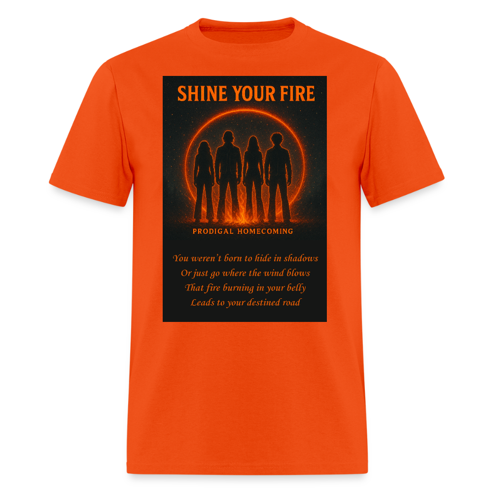 Shine Your Fire - Men's T-Shirt | GILDAN 5000 - orange