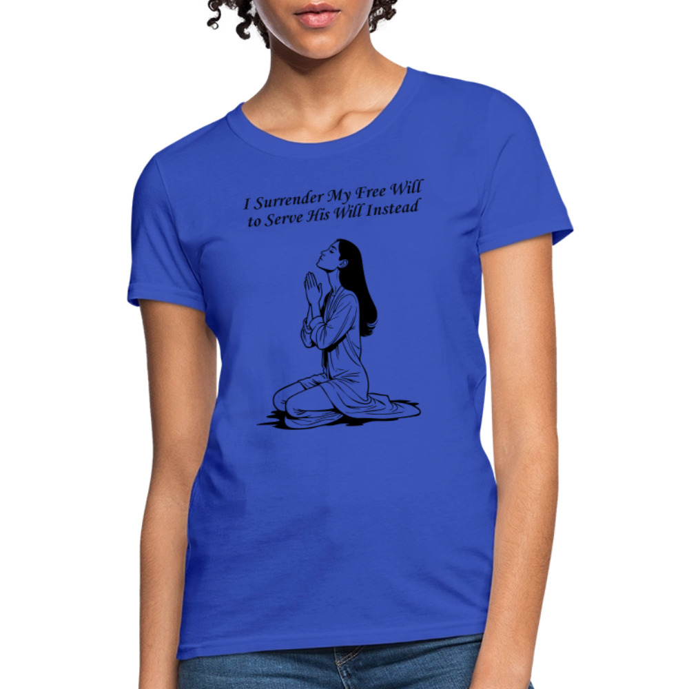 Surrender Women's T-Shirt - royal blue