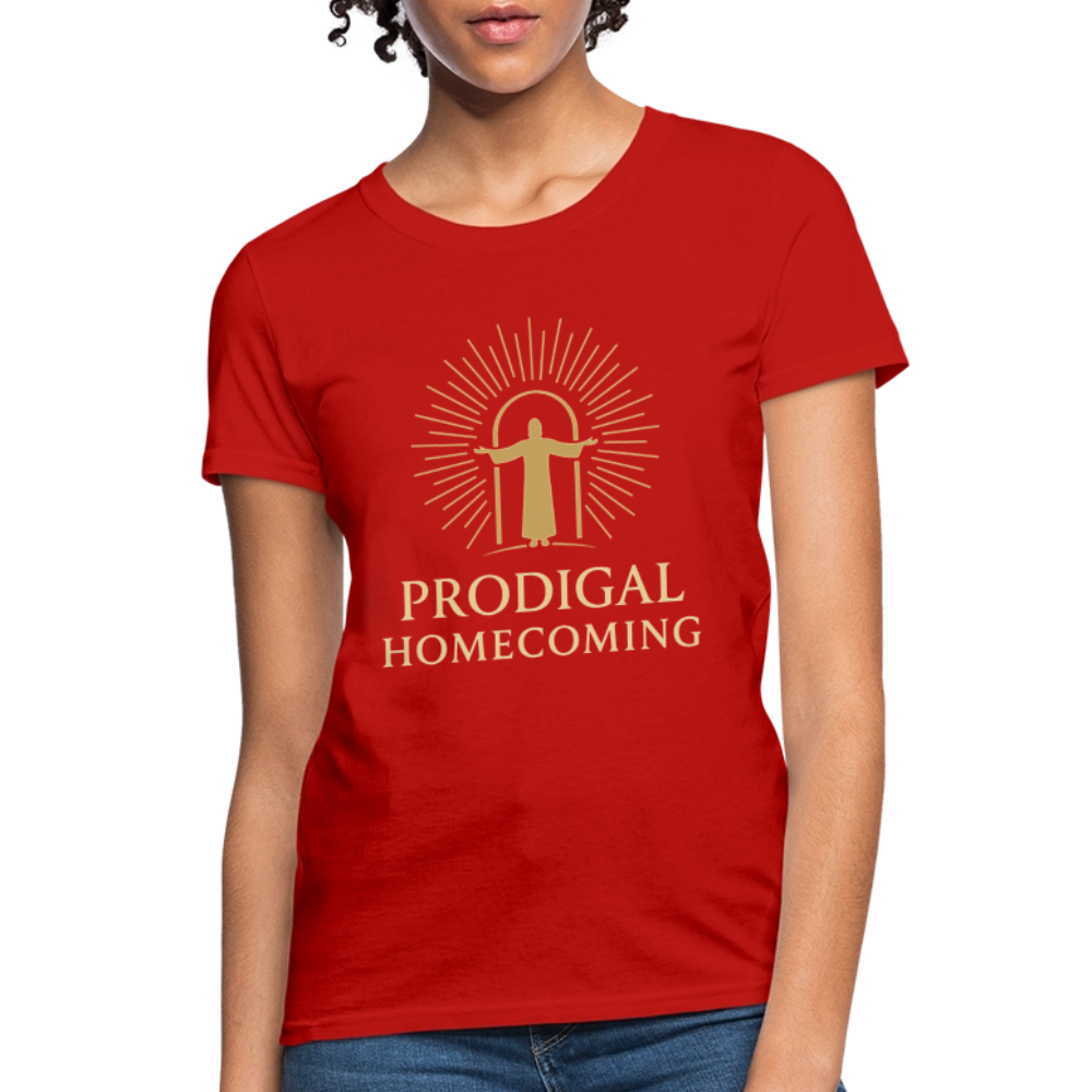 Prodigal Homecoming - Ladie's T-Shirt - red
