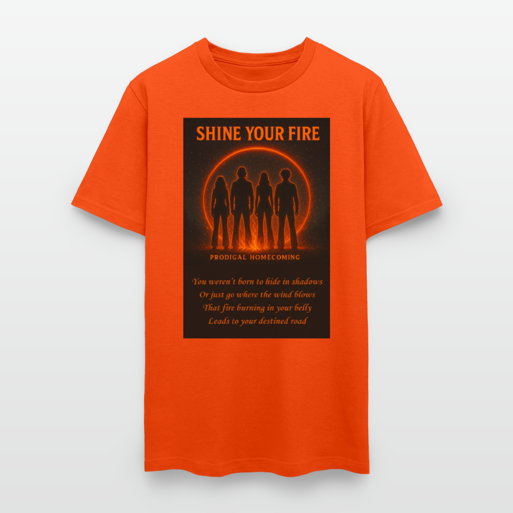 Shine Your Fire - Men's T-Shirt | GILDAN 5000 - orange