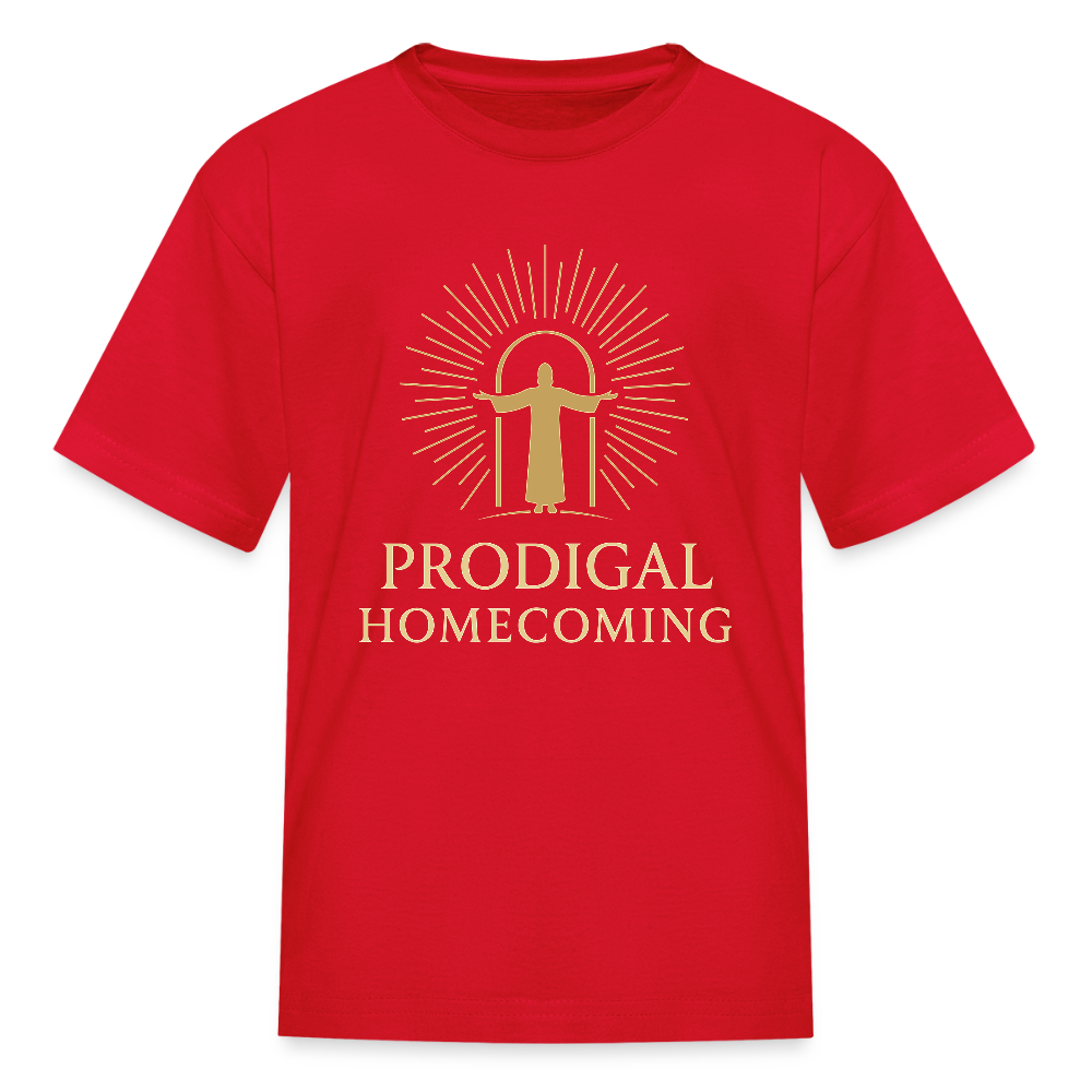 Prodigal Homecoming Kids' T-Shirt - red