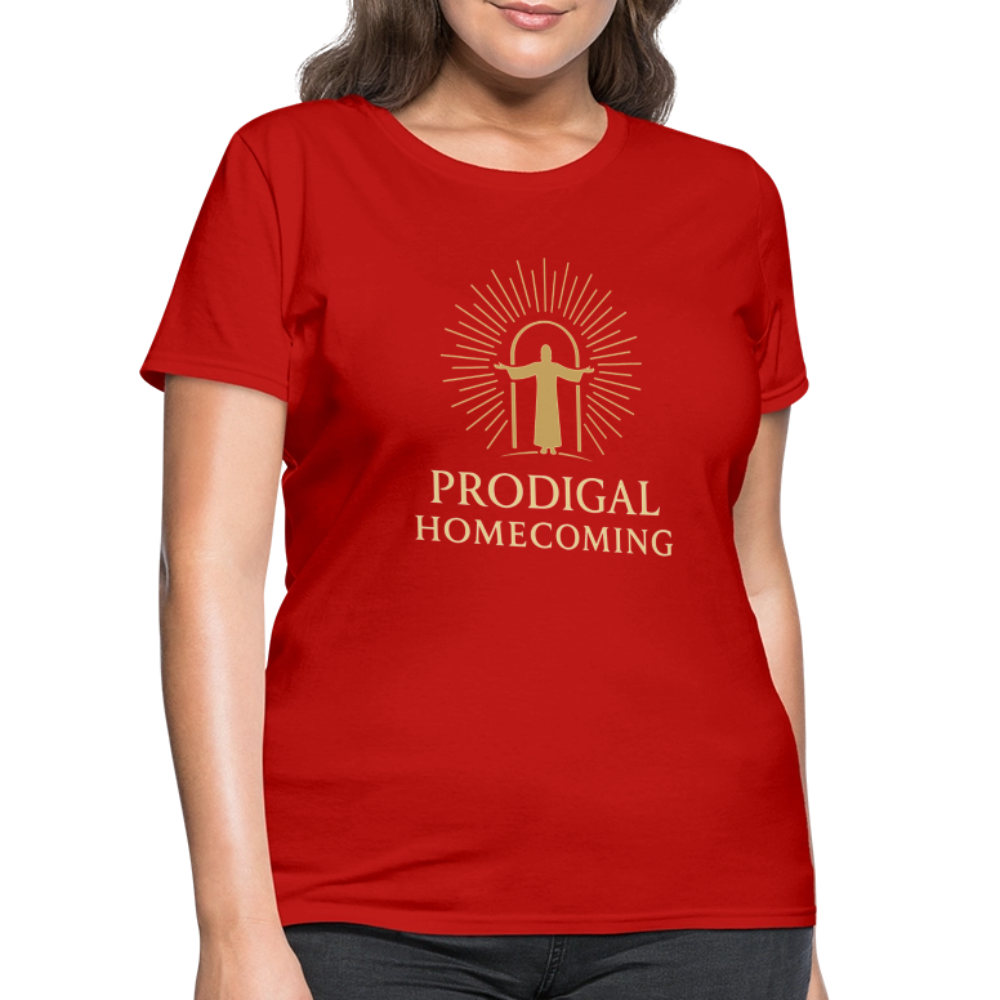 Prodigal Homecoming - Ladie's T-Shirt - red