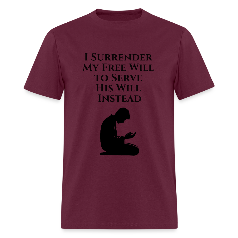 Surrender Men's T-Shirt | GILDAN 5000 - burgundy