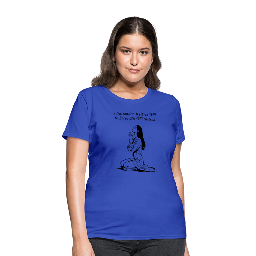 Surrender Women's T-Shirt - royal blue