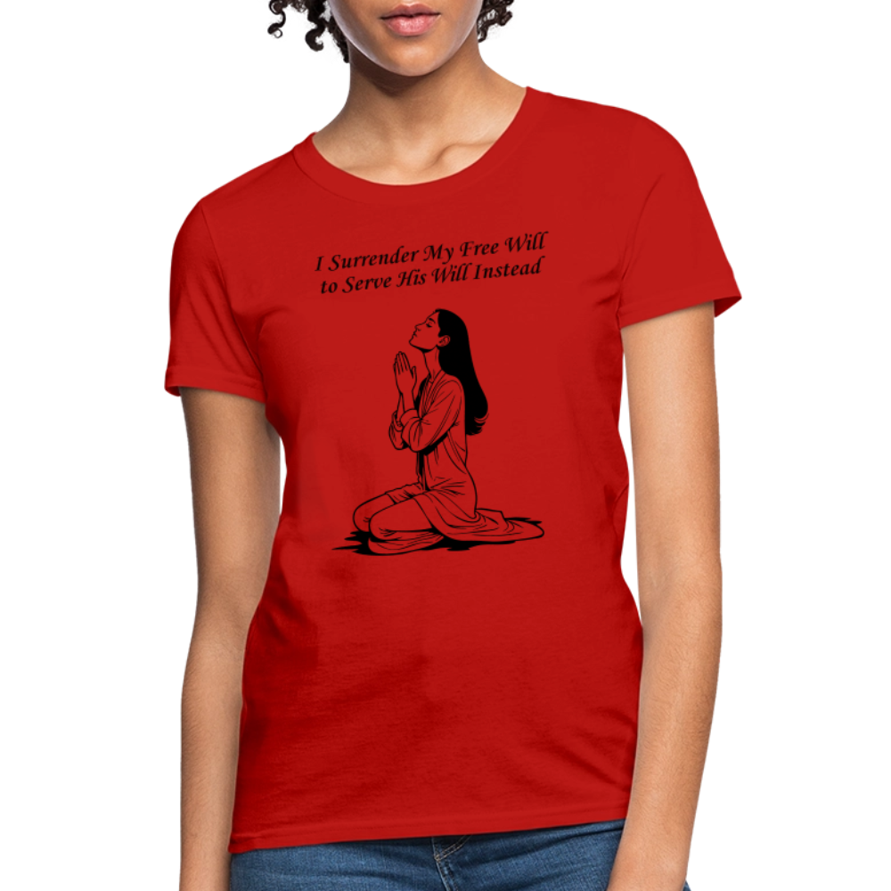 Surrender Women's T-Shirt - red