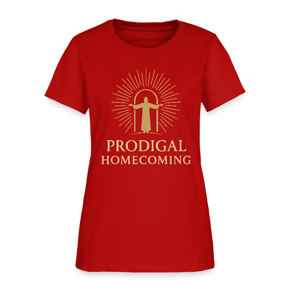 Prodigal Homecoming - Ladie's T-Shirt - red