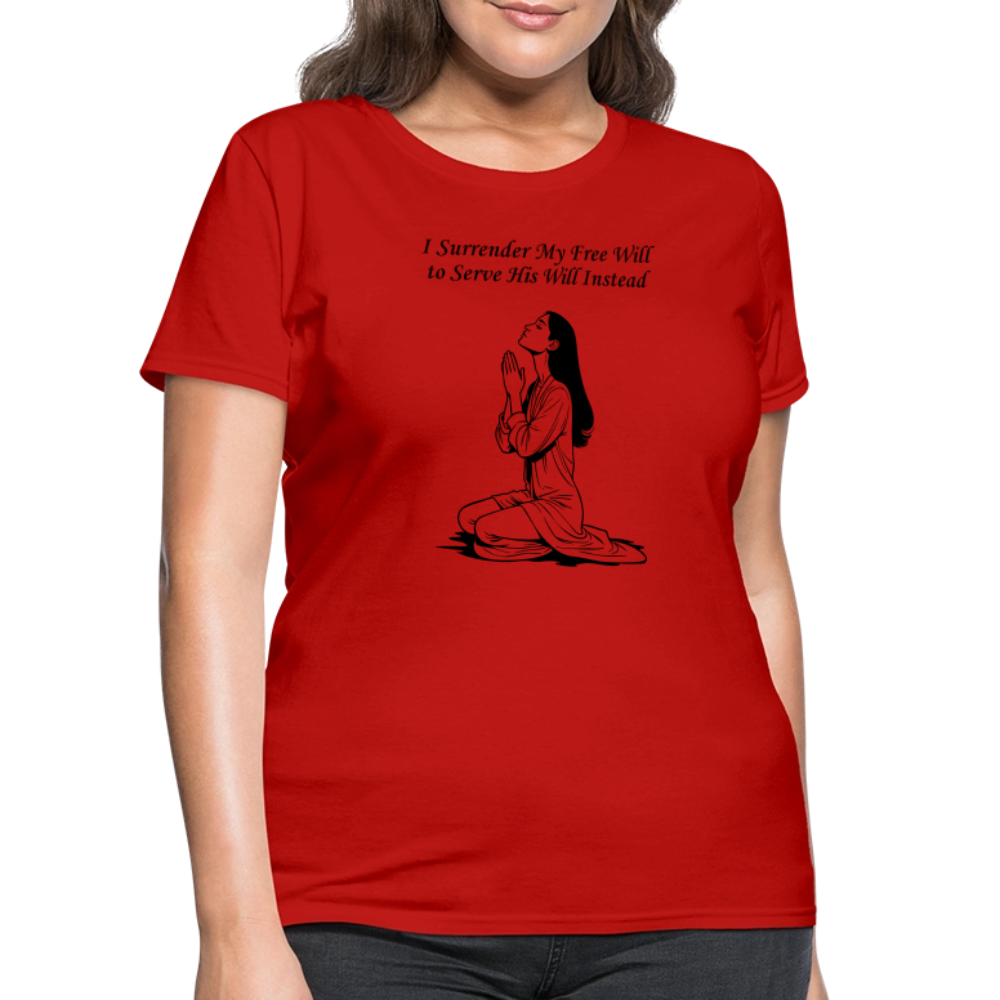Surrender Women's T-Shirt - red