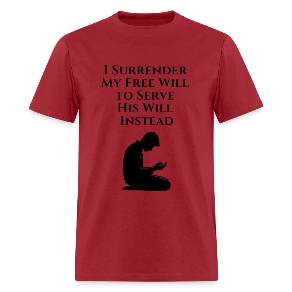 Surrender Men's T-Shirt | GILDAN 5000 - dark red
