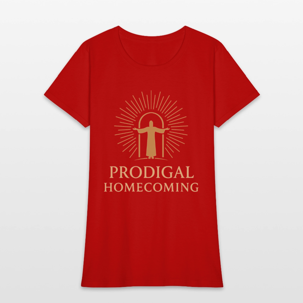 Prodigal Homecoming - Ladie's T-Shirt - red