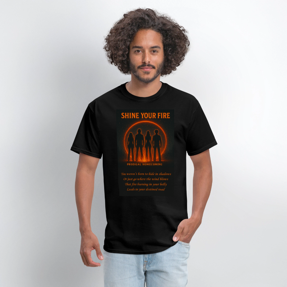 Shine Your Fire - Men's T-Shirt | GILDAN 5000 - black