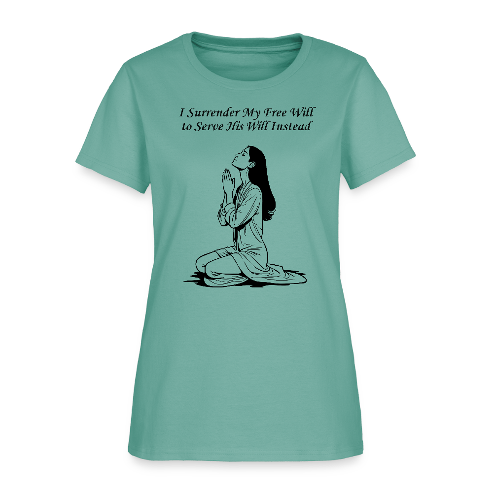 Surrender Women's T-Shirt - aquatic