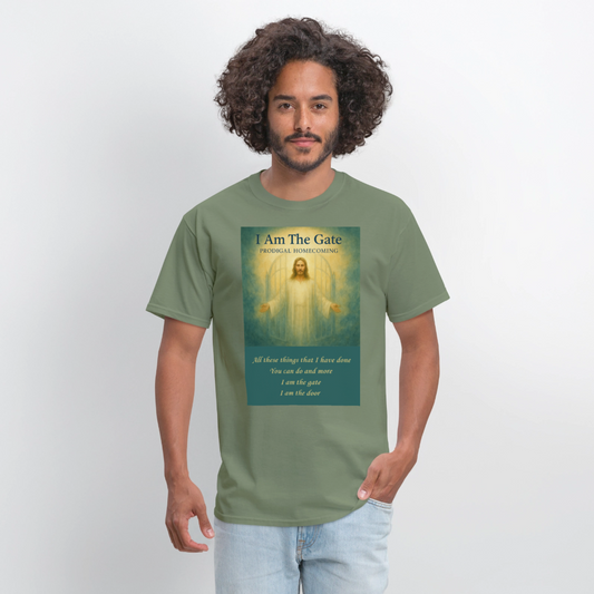I Am the Gate - Men's T-Shirt | GILDAN 5000 - military green
