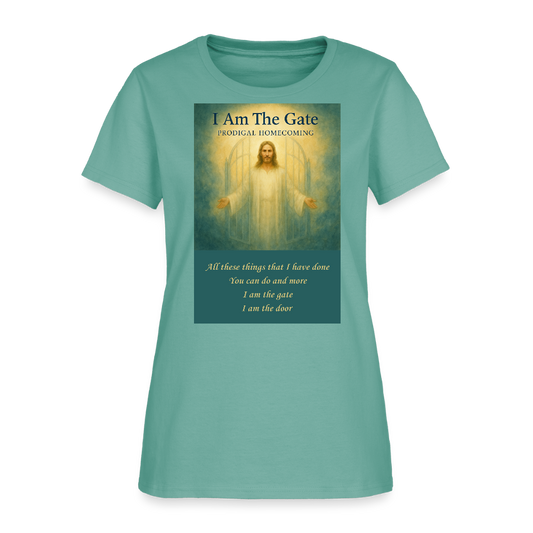 I Am the Gate Women's T-Shirt - aquatic
