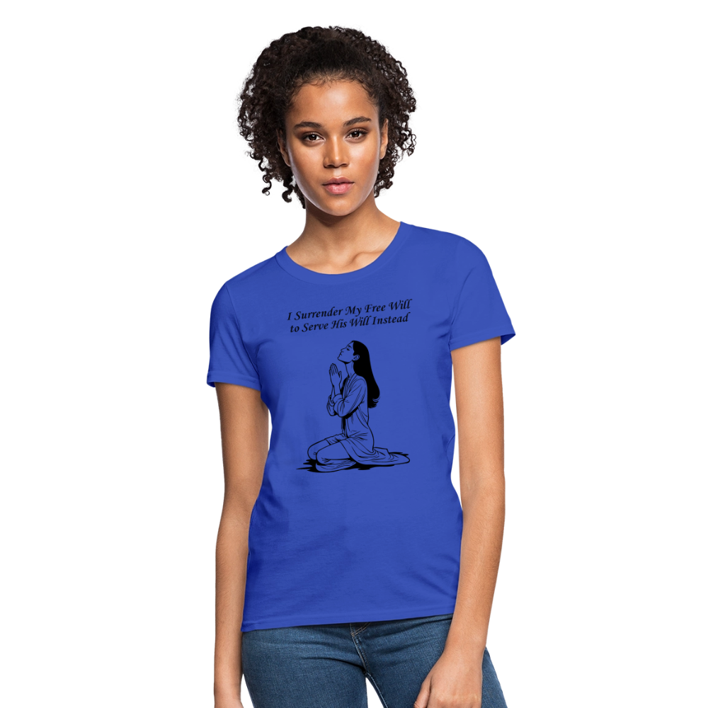 Surrender Women's T-Shirt - royal blue