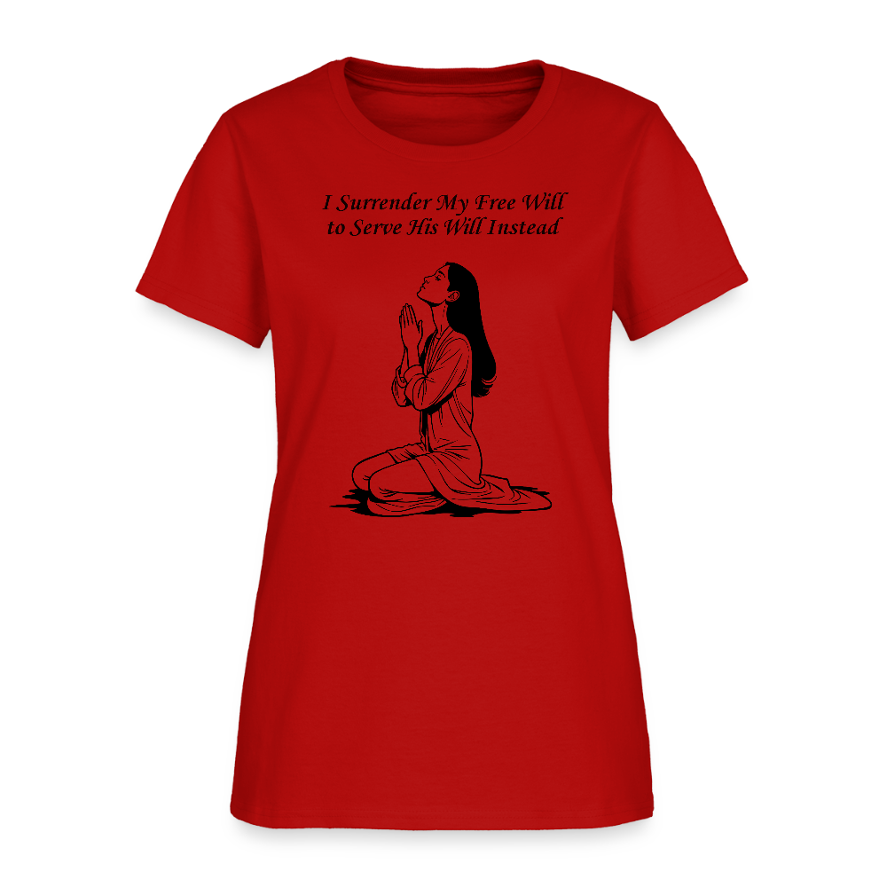 Surrender Women's T-Shirt - red