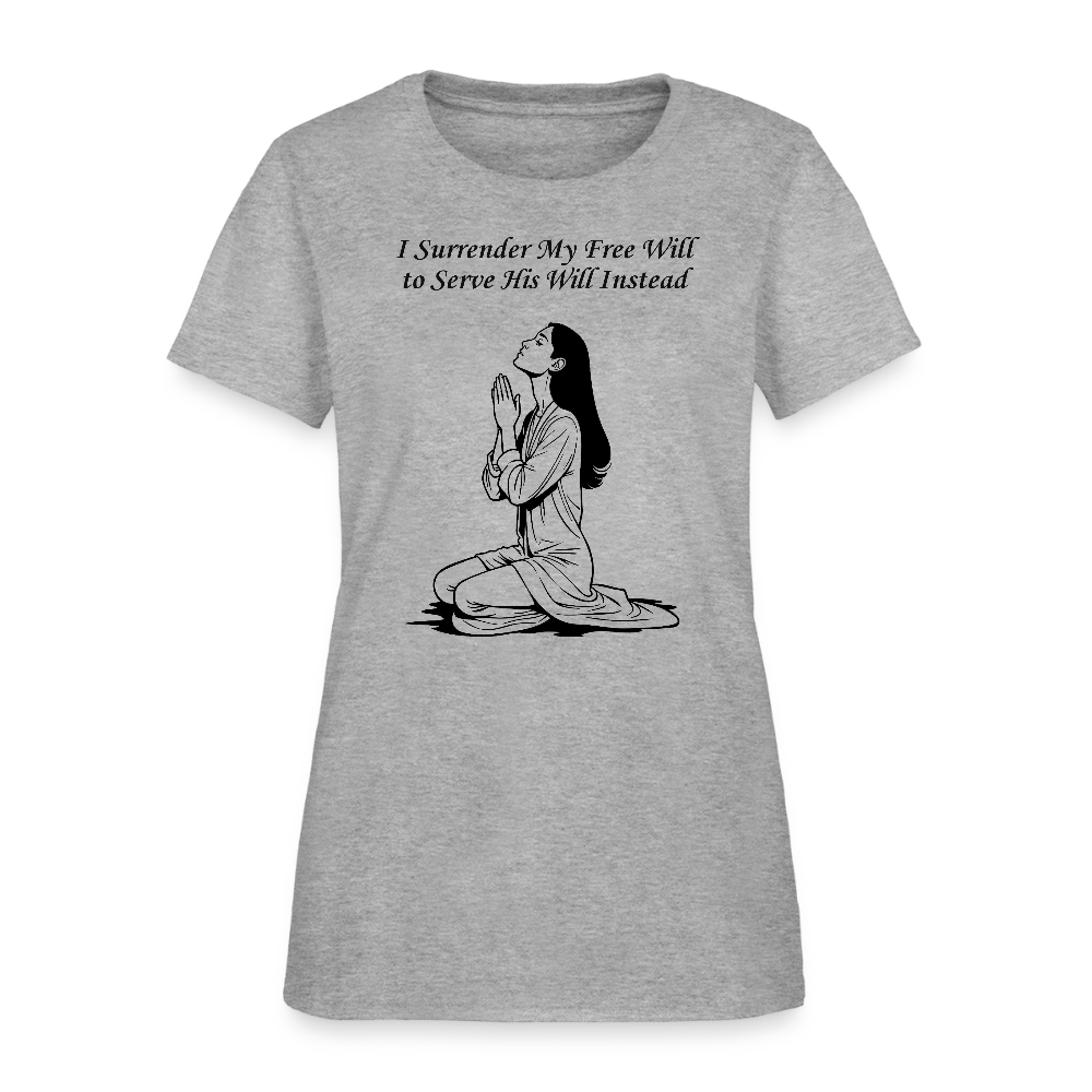 Surrender Women's T-Shirt - heather gray