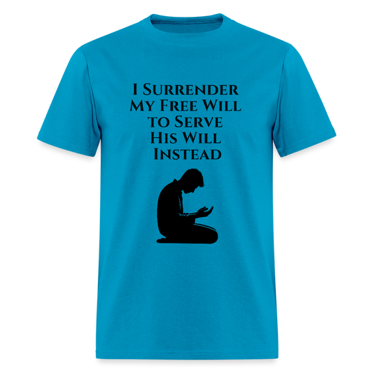 Surrender Men's T-Shirt | GILDAN 5000 - turquoise