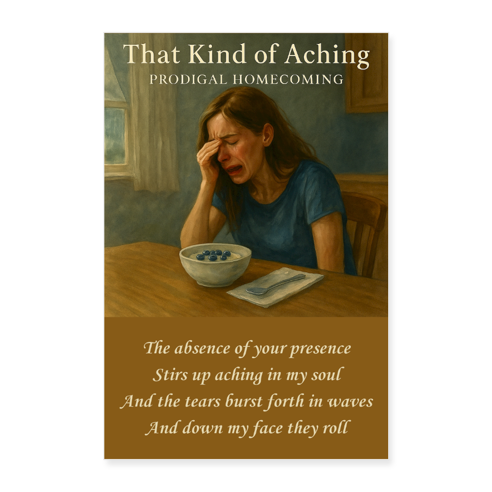 That Kind of Aching Cover Art Poster 8x12 - white