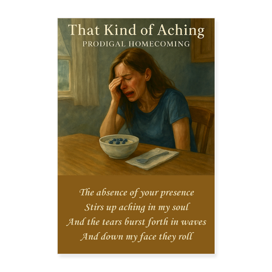 That Kind of Aching Cover Art Poster 8x12 - white